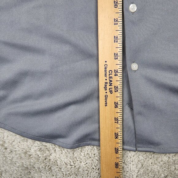 Ministry Of Supply Shirt Mens Size Large Slim Fit Work Office Chino Grey Date L - Picture 5 of 7